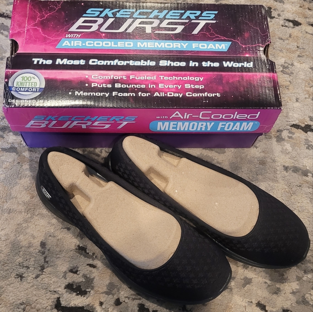 Skechers Memory Foam Ballet Flats